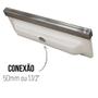 Imagem de Cascata 25Cm Embutir Na Parede Acabamento Em Aço Inox