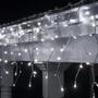 Imagem de Cascata 400 Led Fixo Prova D'água Bivolt Fio Branco10m Uso Externo Natal