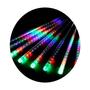 Imagem de Cascata Bastão Chuva Super Led 8 Tubos Bivolt 30cm Com Conectores Macho e Fêmea Uso Externo Colorido