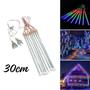 Cascata C/8 Tubos Queda Pisca Chuva Led Decoração Natal 30cm - TOP NATAL Imagem de Cascata C/8 Tubos Queda Pisca Chuva Led Decoração Natal 30cm
