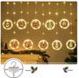 Imagem de Cascata Cortina LED Natal 10 bolas decoração Bivolt 3 metros