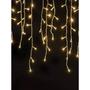 Imagem de Cascata de 200 LEDs 5 Metro 8 Funções Com Conectores Macho e Fêmea 110V Branco Quente