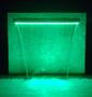 Imagem de Cascata Para Piscina 40Cm De Embutir Bico Inox Com Led Rgb