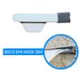 Imagem de Cascata Para Piscina 40Cm De Embutir Bico Inox Com Led Rgb