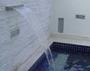 Imagem de Cascata Piscina Alvenaria Parede Embutir Com Bico Aço Inox