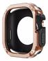Imagem de Case Anti Choque Dupla Compativel Com Iwatch Series 9 8 7 6 5 4 44mm E 45mm -Gold Rose com Preto