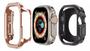 Imagem de Case Anti Choque Dupla Compativel Com Iwatch Series 9 8 7 6 5 4 44mm E 45mm -Gold Rose com Preto