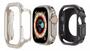 Imagem de Case Anti Choque Dupla Compativel Com Iwatch Series 9 8 7 6 5 4 44mm E 45mm - Starlight Com Preto