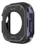 Imagem de Case Capa Anti Choque Dupla Compativel Com Iwatch Series 9 8 7 6 5 4 44mm E 45mm - Azul com Preto