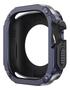 Imagem de Case Capa Anti Choque Dupla Compativel Com Iwatch Series 9 8 7 6 5 4 44mm E 45mm - Azul com Preto
