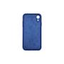 Imagem de Case Capinha Silicone Pra Iphone XR Aveludada Azul Marinho