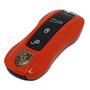 Imagem de Case Chave Porsche Laranja Com Cromado L+S Macan Panamera