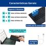 Imagem de Case com teclado magnetico compativel com Galaxy Tab S9 Fe+