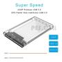 Imagem de Case Para Hd Externo Transparent Notebook Sata 2.5 Usb 3.0 2