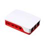 Imagem de Case Plastico Para Raspberry Pi 3 B - Branco/Vermelho