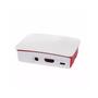 Imagem de Case Plastico Para Raspberry Pi 3 B - Branco/Vermelho