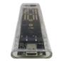 Imagem de Case Ssd M2 Nvme E Ngff Tipo C Usb 3.1 Transparente Rápida