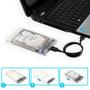 Imagem de Case Transparente para HD 2.5 e SSD SATA USB 3.0, Alta Velocidade 6Gbps, Compatível com HDD e SSD, Design Moderno e Resistente