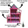 Imagem de Casinha Casa De Boneca Adesivada + Kit De Mini Móveis