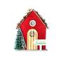 Imagem de Casinha Decorativa de Natal - Vermelho - 12cm - 1 unidade - Rizzo