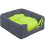 Imagem de Casinha Iglu Neon Green 2x1 Avuk Pet Para Cachorro e Gato Com Almofada 