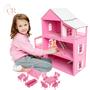 Imagem de Casinha Infantil Rosa Pink Barbie Lol Polly Com 15 Móveis
