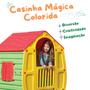 Imagem de Casinha Para Brincadeiras de Criança Infantil De Plástico Coloridas Divertidas