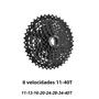 Imagem de Cassete para Bicicleta 8/9/10/11/12 velocidades - MTB e Estrada - 42/46/50/52T (M5100)