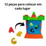 Imagem de Castelinho Educativo Didático Blocos De Encaixar Brinquedo