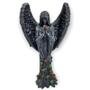 Imagem de Castiçal Anjo Negro Fêmea ou Macho Resina 25cm-Selecione Cor