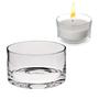 Imagem de Castiçal De Vidro Redondo Decoração Pote Porta Velas 25ml