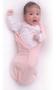 Imagem de Casulo Charutinho Cueiro Swaddle Bebê Saco De Dormir Cobertor com Ziper Algodão Macio Antialergico Utero Acalma Zip