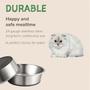 Imagem de Cat Bowls URBUDDIES, 500 ml, pacote com 2 unidades, fundo cinza