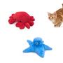 Imagem de Cat Catnip Toys Andiker Soft Crab&Starfish Plush para gatos