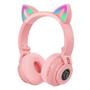 Imagem de Cat Ear Fones de ouvido LED LED Fones de ouvido Bluetooth Bluetooth Wi