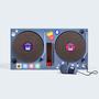 Imagem de Cat Toy DJ Scratchpad da Relatable com 2 Scratch Wheels