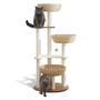 Imagem de Cat Tree Tower Hiyong 54 para gatos grandes com 3 ninhos