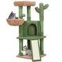 Imagem de Cat Tree Yaheetech Cactus 107cm - Arranhador e Cesta para Gatos