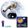 Imagem de Cat Tunnel Bed Wonder Family Cat Donut Tunnel com brinquedos