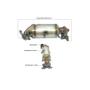 Imagem de Catalisador Honda Civic 1.8/2.0 16v C/ Valvula EGR 2012/2016