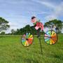 Imagem de Catavento Bicicleta Giratória Decoração Jardim Variado Joaninha