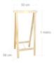 Imagem de Cavalete Com Estrado madeira pinus 100cm p/ bancada Home office