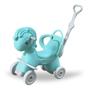 Imagem de Cavalinho E Gangorra 2x1 Balanço E Empurrador Multiuso Cor Azul Brinquedo Para Criança - Importway