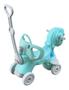 Imagem de Cavalinho E Gangorra 2x1 Balanço E Empurrador Multiuso Cor Azul Brinquedo Para Criança - Importway