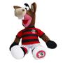 Imagem de Cavalinho Fantástico 40 Cm + Almofada Flamengo Oficial 45 Cm