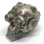 Imagem de Caveira Crânio Decorativa Em Resina - Cabeça Engrenagem Robô - (modelo 2)