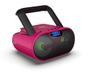 Imagem de CD Player Riptunes Portátil Bluetooth MP3/CD, USB, mSD, AM/FM, LED, controle remoto, Rosa