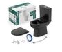 Imagem de Celite Vaso Smart C/cx Acoplada + Assento Preto Completo