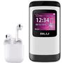 Imagem de Celular Blu Zoey Flex Branco Com Rádio Fm + Fones Bluetooth