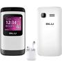 Imagem de Celular Blu Zoey FLEX Dual SIM com Rádio FM e Lanterna + Fone de Ouvido Bluetooth